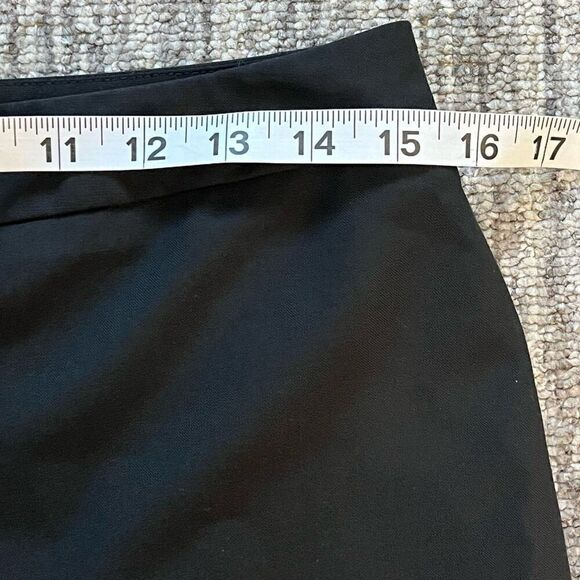 Eddie Bauer Women’s Size 8 Wool Blend Dress Pants Black Wide Leg Trousers - Picture 4 of 9